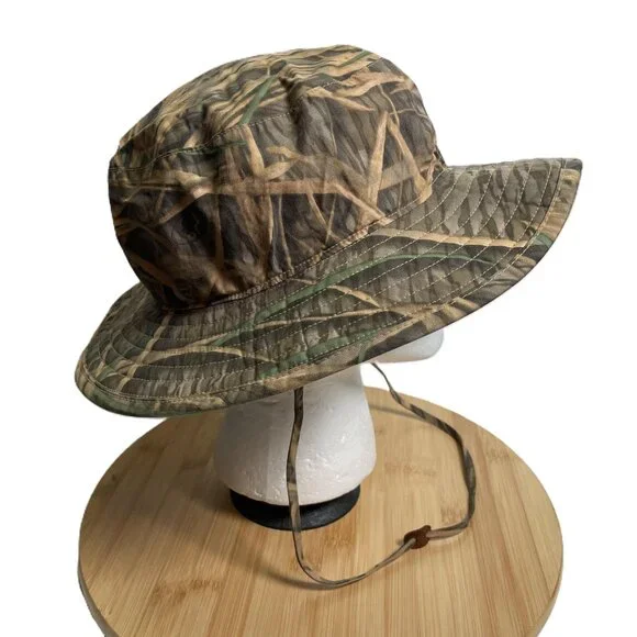 Columbia Unisex S/M Waterfowl Camo Boonie Bucket Hat Wide Brim Hunting Gorpcore - Picture 4 of 8